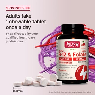 Foto 7 | Suplemento De Metil B-12 Ultra Fuerte De Jarrow Formulas, 5000 Mcg - Venta Internacional.