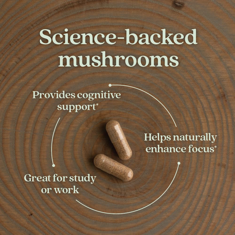 Foto 4 pulgar | Suplemento New Chapter Lion's Mane + Reishi Mushroom, 60 Unidades - Venta Internacional.