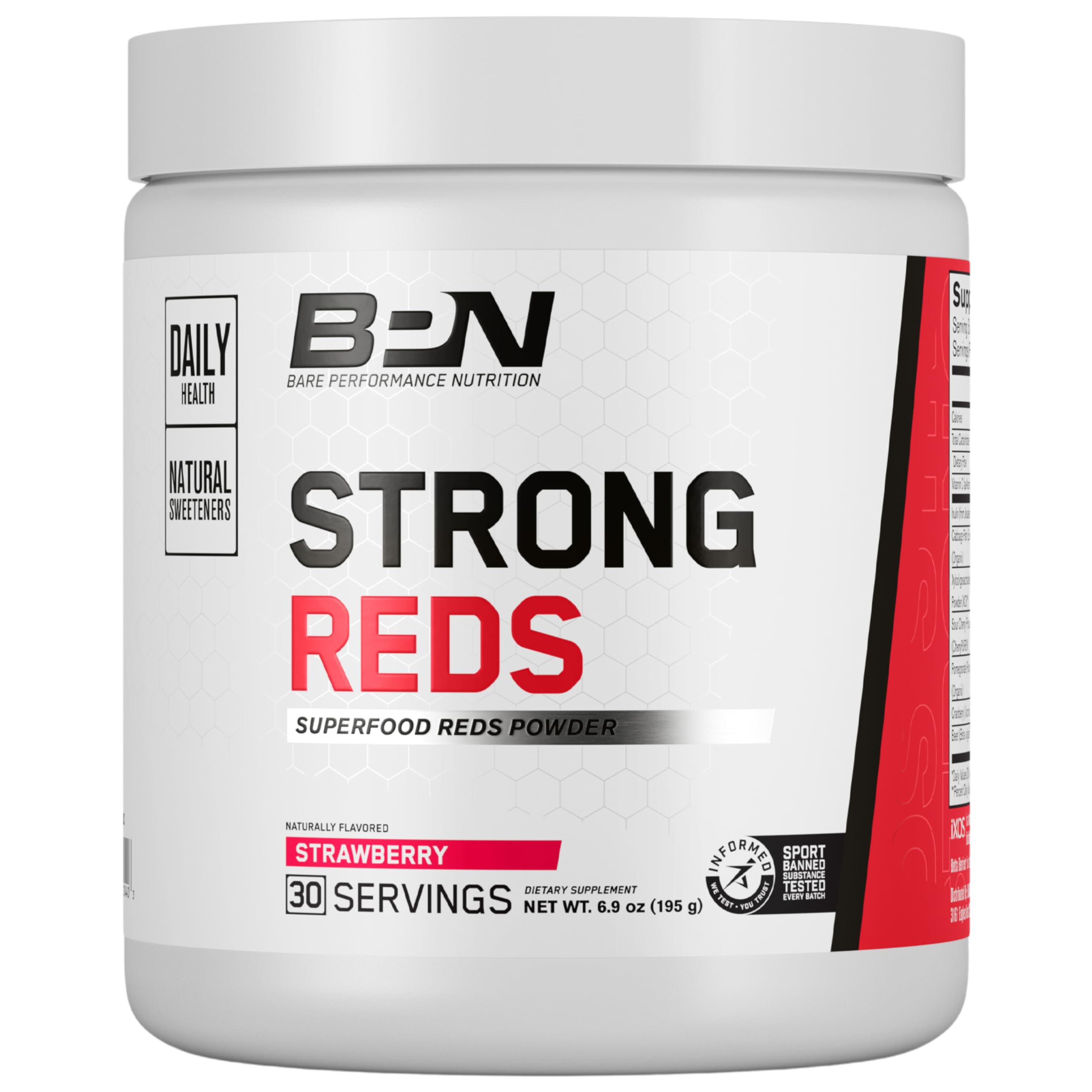 Superalimento En Polvo Bare Performance Nutrition Bpn Strong Reds - Venta Internacional.