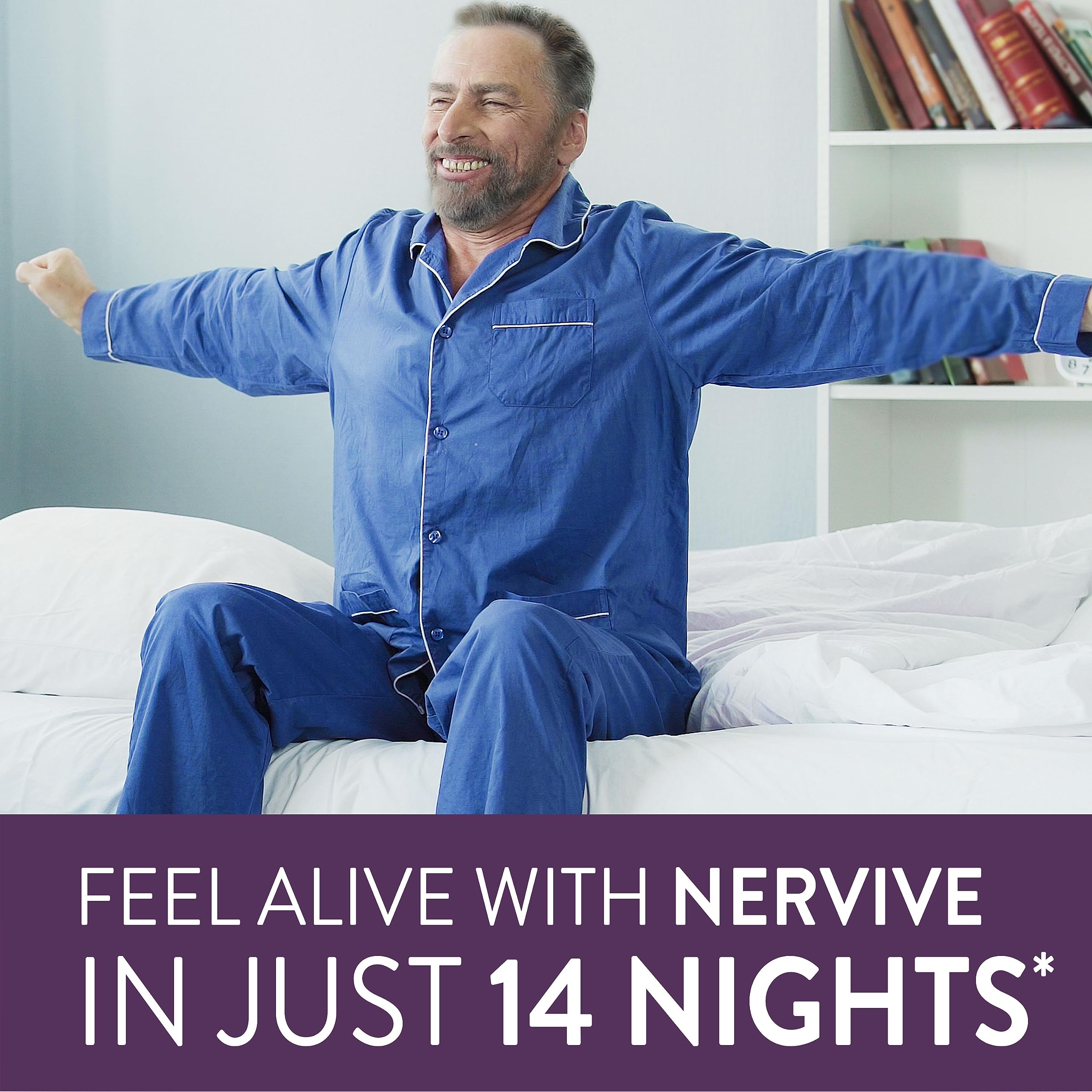 Foto 3 pulgar | Suplemento Nervive Nerve Relief Pm 30 Comprimidos - Venta Internacional.