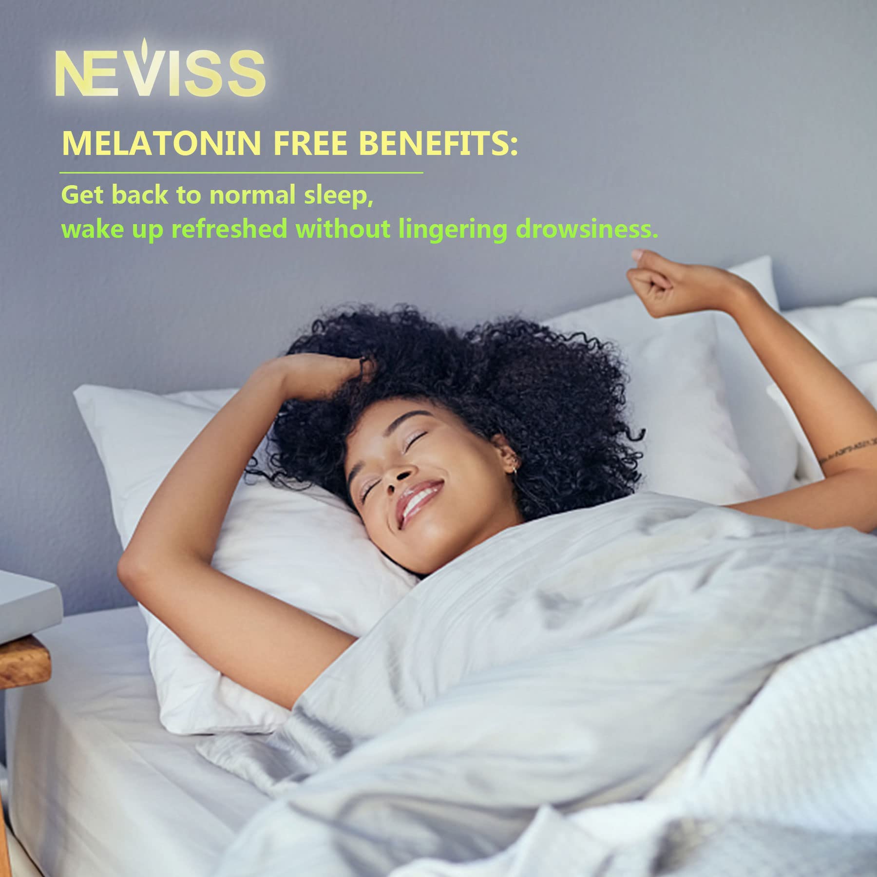 Foto 7 pulgar | Gomitas Sleep Aid Neviss Sin Melatonina Con Gaba Y L-triptófano - Venta Internacional.