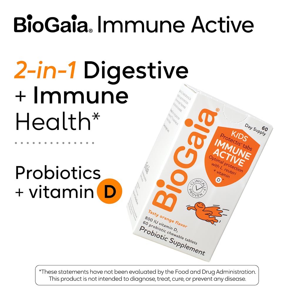 Foto 3 pulgar | Suplemento Probiótico Biogaia Protectis Immune Active Kids - Venta Internacional.