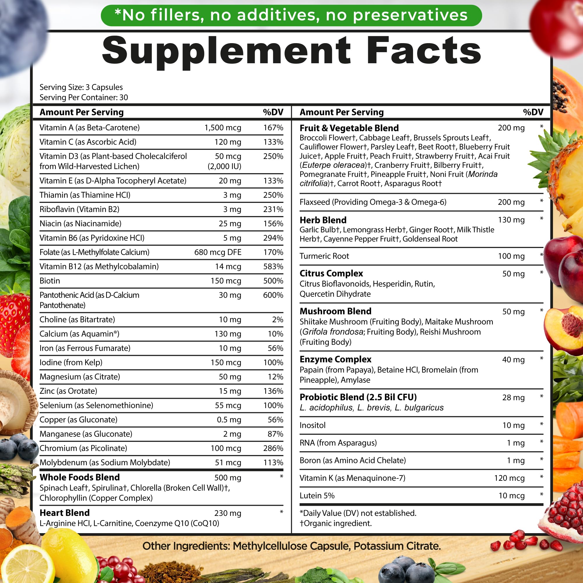 Foto 6 pulgar | Multivitamínico Vegano De Alimentos Integrales Supplements Studio, 90 Unidades - Venta Internacional.