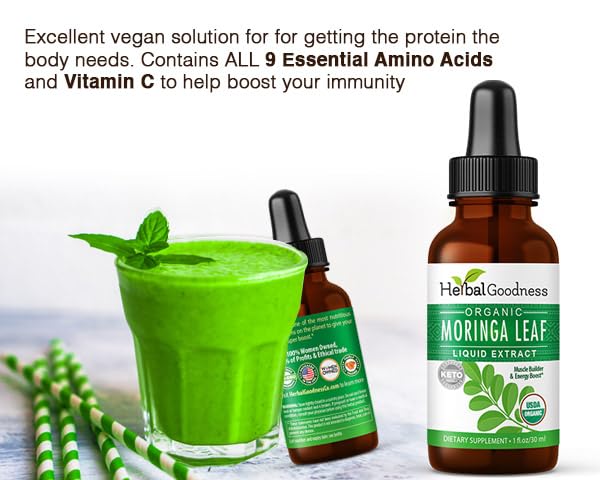 Foto 7 pulgar | Suplemento De Extracto De Hoja De Moringa Y Papaya A Base De Hierbas De 30 Ml Para El Sistema Inmunitario - Vent