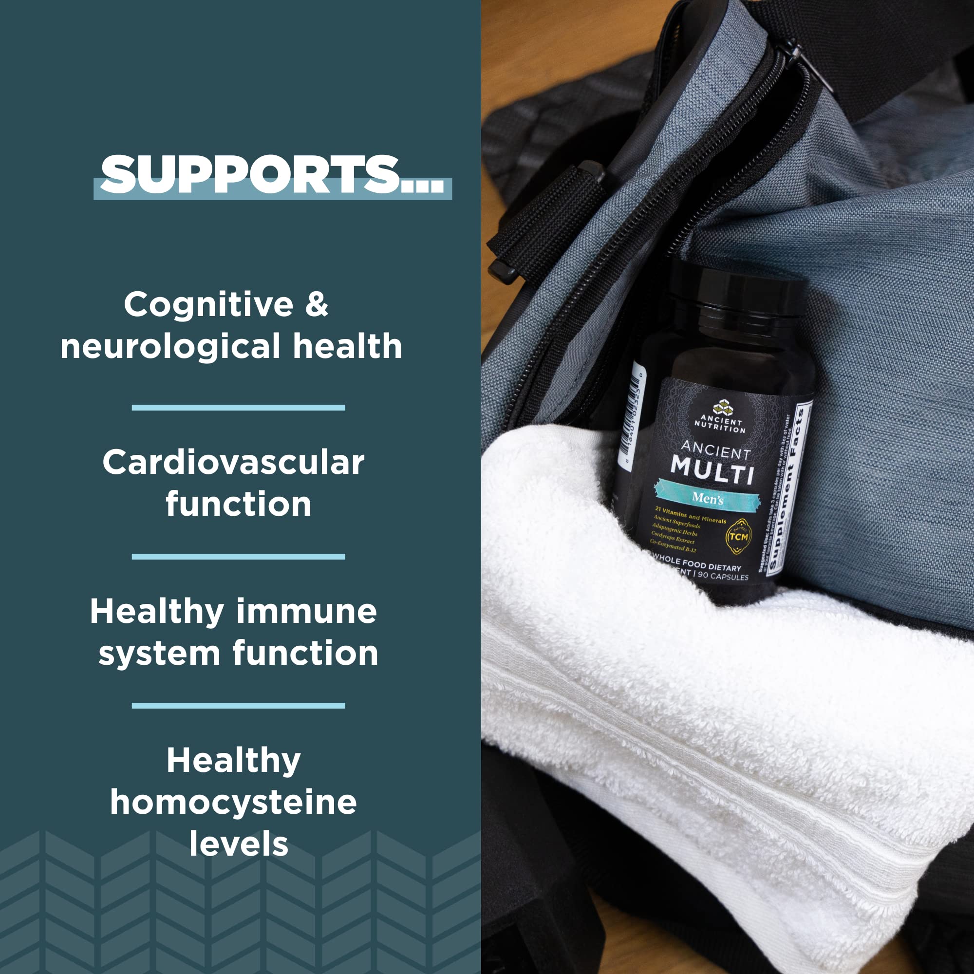 Foto 4 pulgar | Suplemento Ancient Nutrition Multi Para Hombre, 90 Unidades - Venta Internacional.