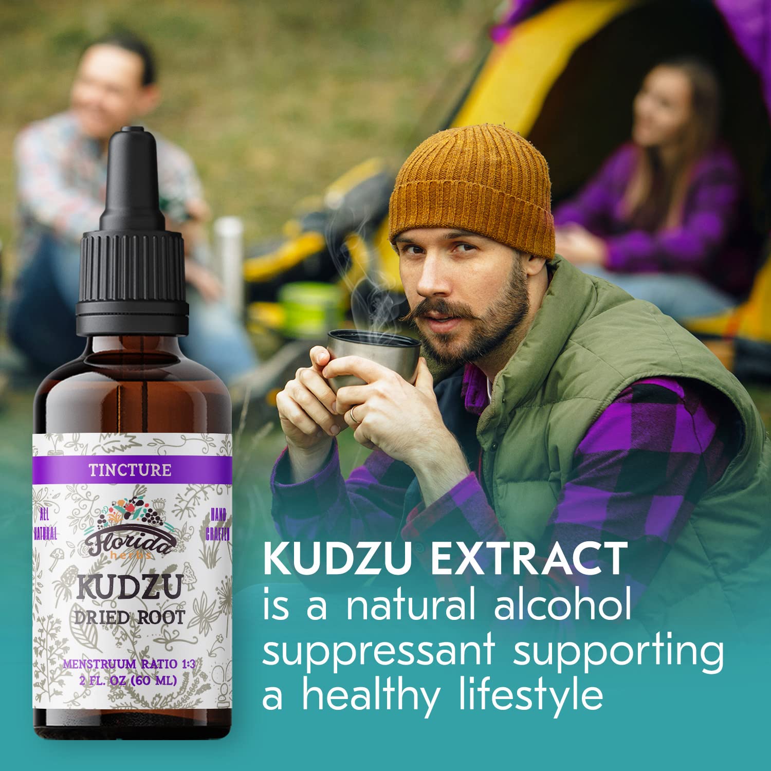 Foto 5 pulgar | Suplemento De Extracto De Kudzu De Florida Herbs, 60 Ml, Para Limpiar El Hígado - Venta Internacional.