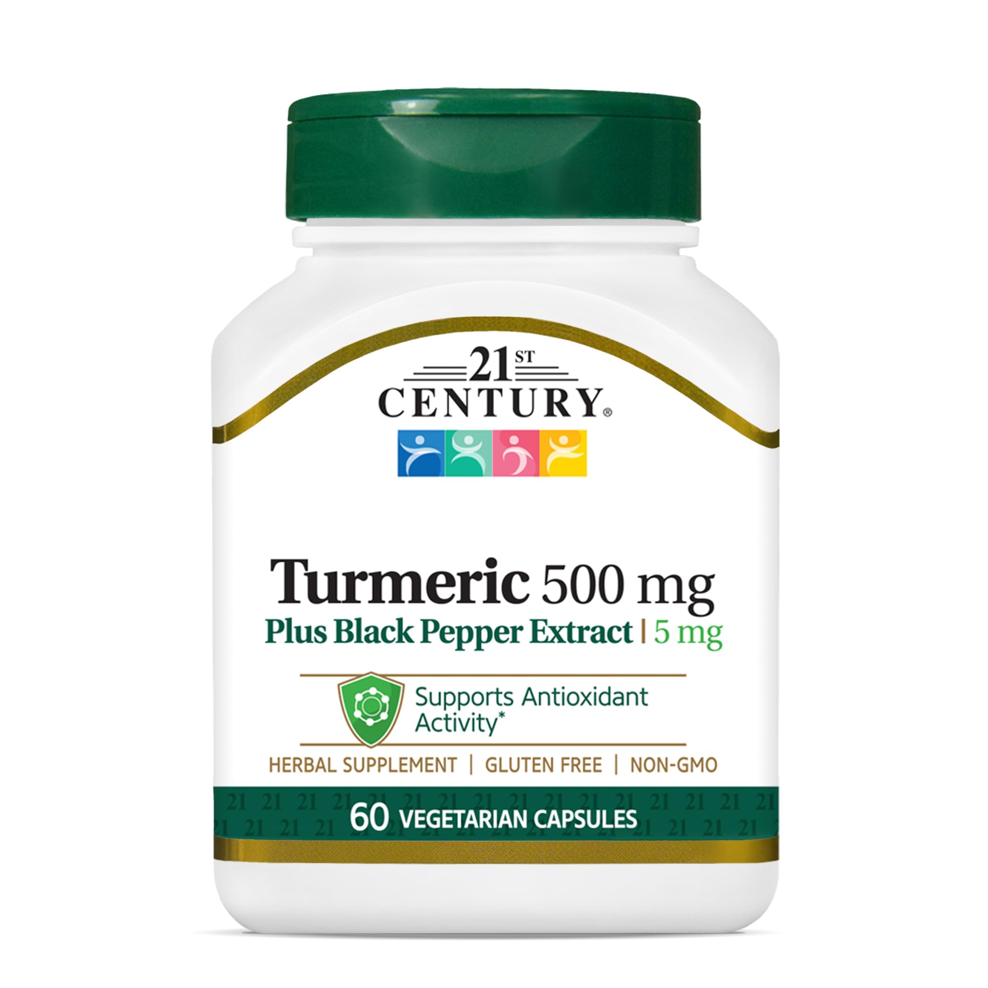 Foto 2 pulgar | Suplemento De 500 Mg De Cúrcuma Del Siglo Xxi Con Pimienta Negra 60 Cápsulas - Venta Internacional.