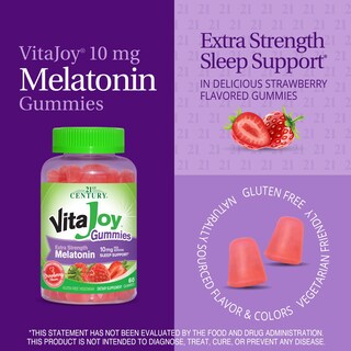Foto 2 | Suplemento De Melatonina Vitajoy De 21st Century Healthcare 10 Mg X60 - Venta Internacional.