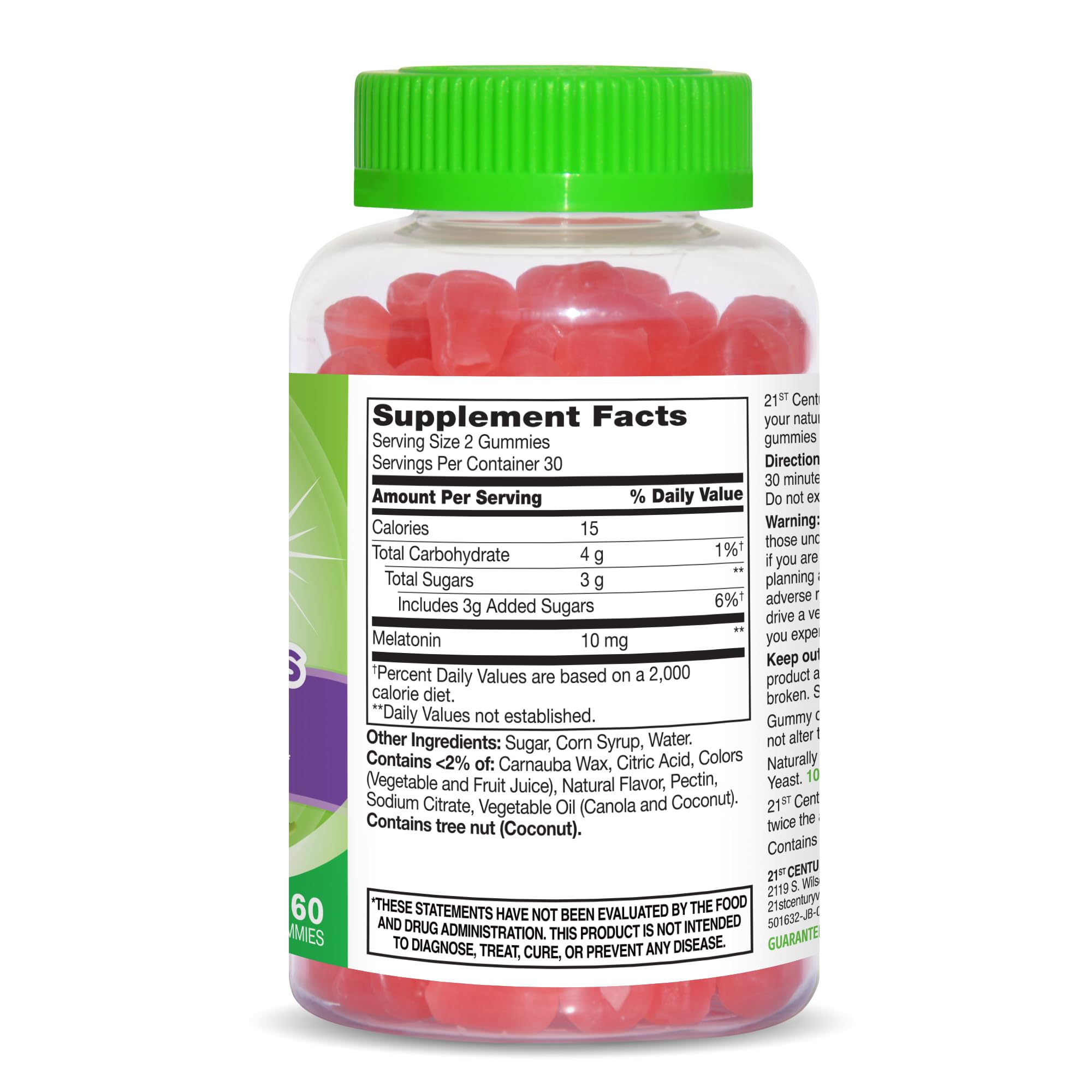 Foto 7 pulgar | Suplemento De Melatonina Vitajoy De 21st Century Healthcare 10 Mg X60 - Venta Internacional.