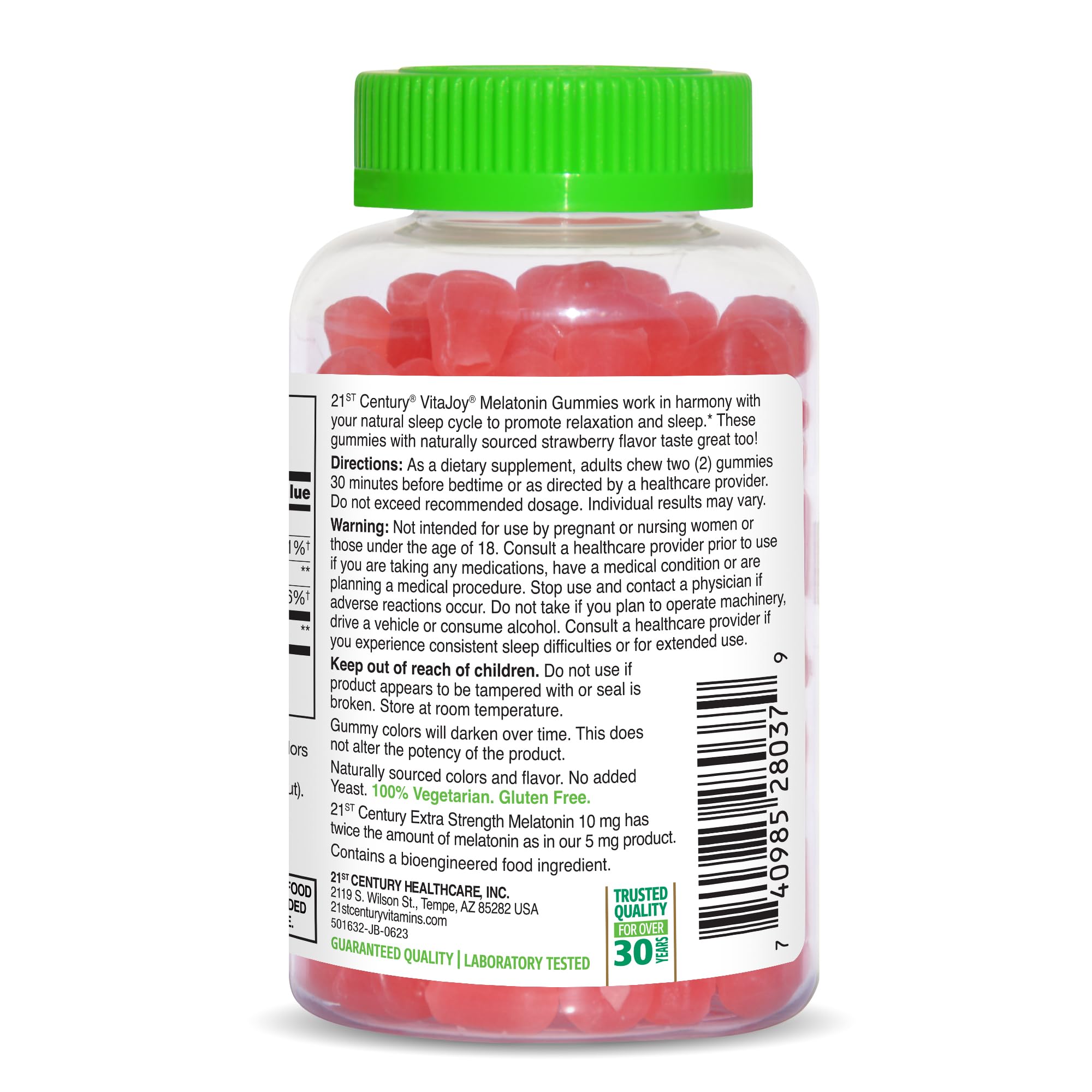 Foto 8 pulgar | Suplemento De Melatonina Vitajoy De 21st Century Healthcare 10 Mg X60 - Venta Internacional.