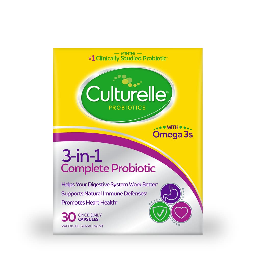 Suplemento Probiótico Culturelle 3 En 1 Complete 30 Cápsulas - Venta Internacional.