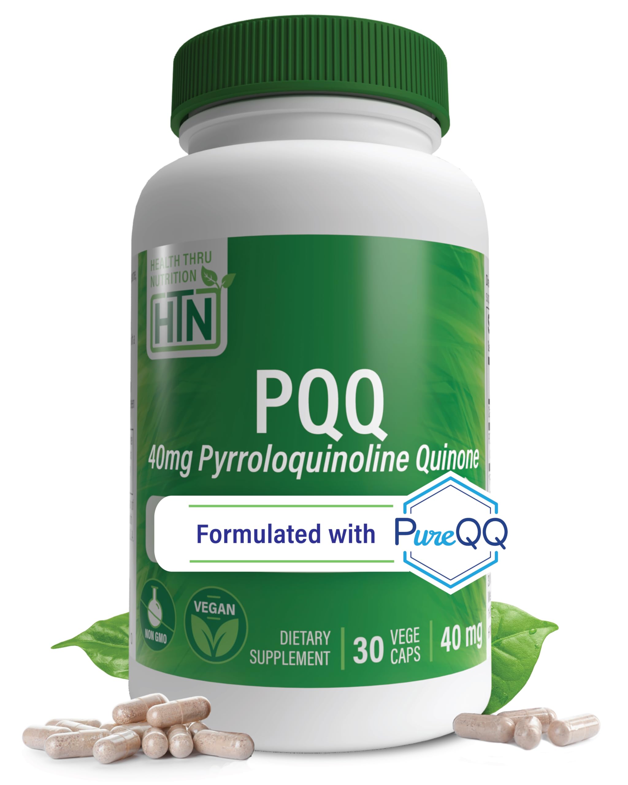 Suplemento Health Thru Nutrition Pqq 40 Mg 30 Porciones Pureqq - Venta Internacional.