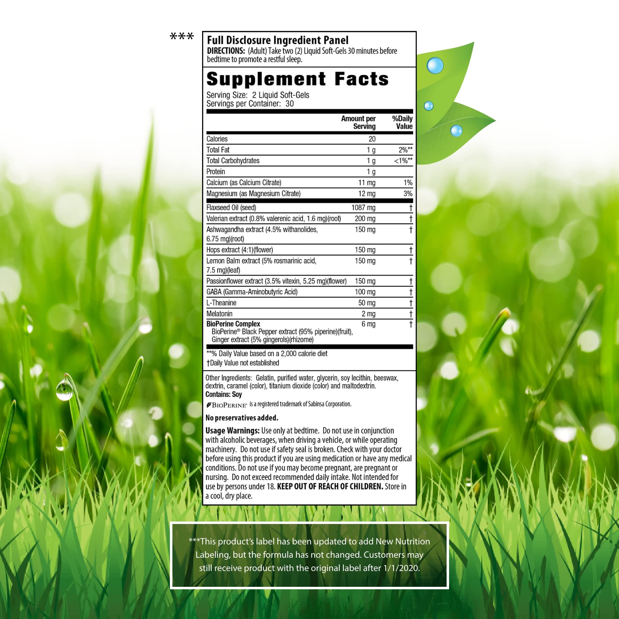Foto 2 | Suplemento Power To Sleep Pm De Irwin Naturals, 60 Cápsulas Blandas - Venta Internacional.
