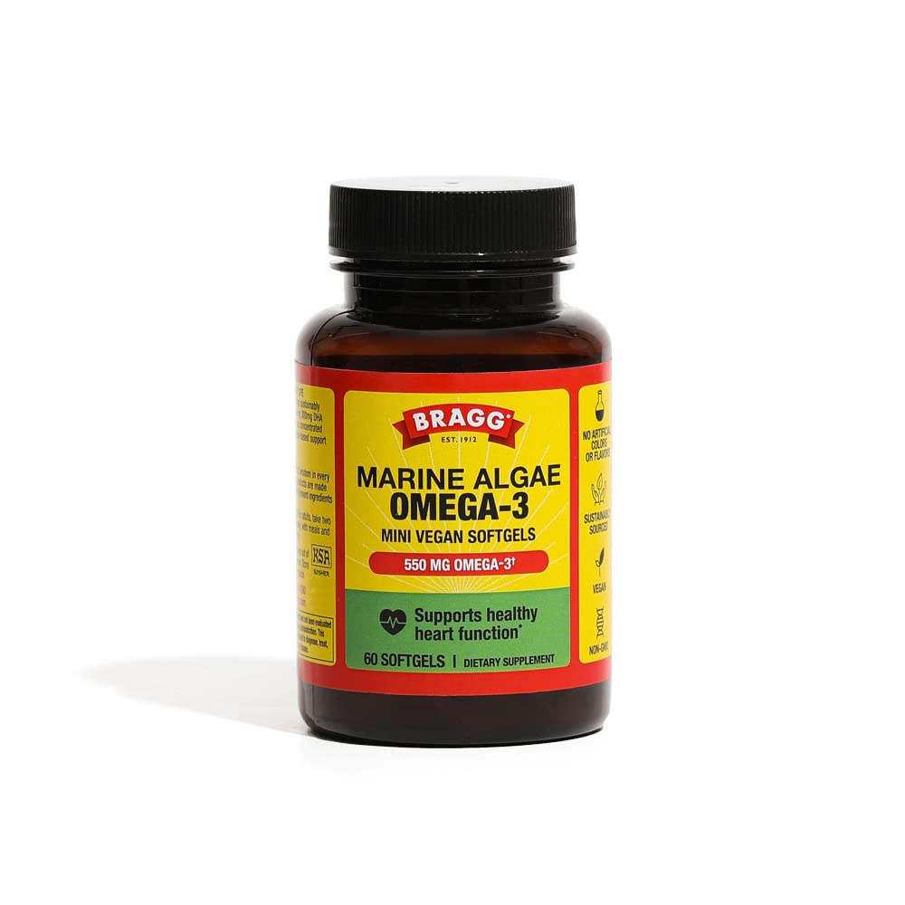 Foto 2 pulgar | Suplemento Bragg Vegan Omega 3 De Origen Sostenible, 60 Cápsulas Blandas - Venta Internacional.