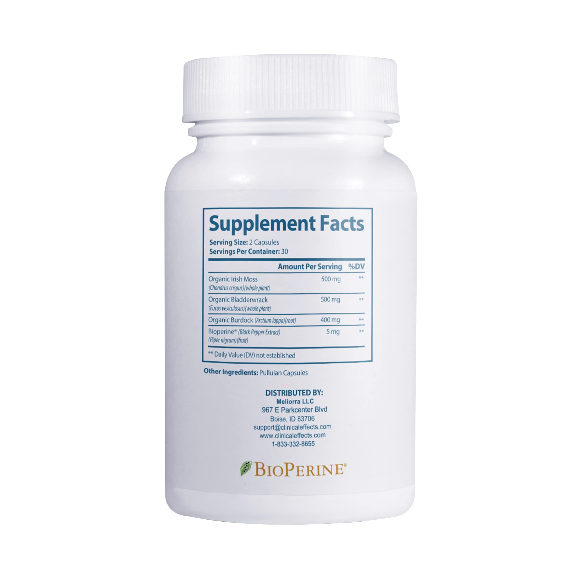 Foto 2 | Suplemento Clinical Effects Sea Moss 60 Cápsulas - Venta Internacional.