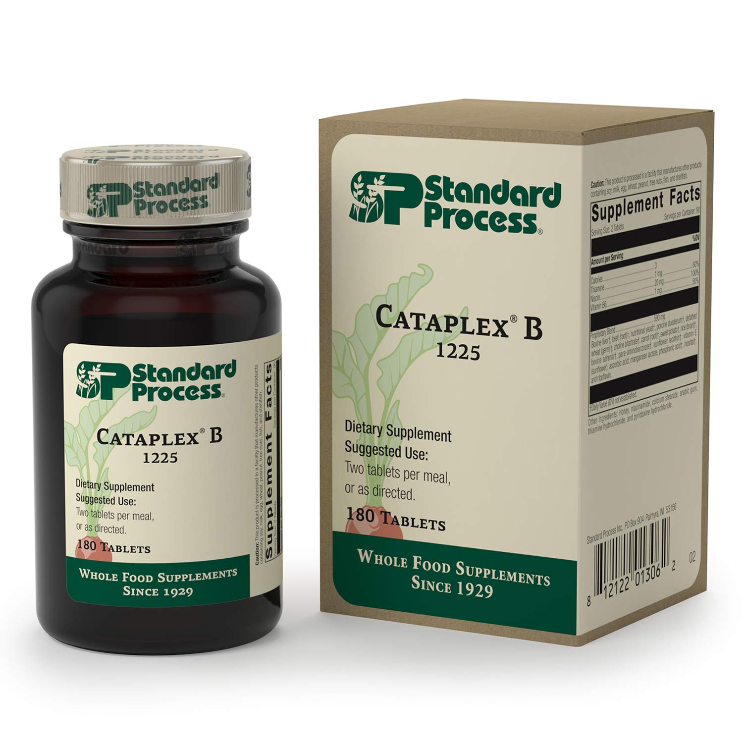 Foto 7 pulgar | Suplemento Standard Process Cataplex B 180 Comprimidos - Venta Internacional.