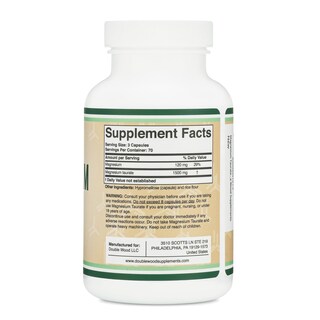 Foto 2 | Suplemento Double Wood Taurato De Magnesio 1500 Mg 210 Cápsulas - Venta Internacional.