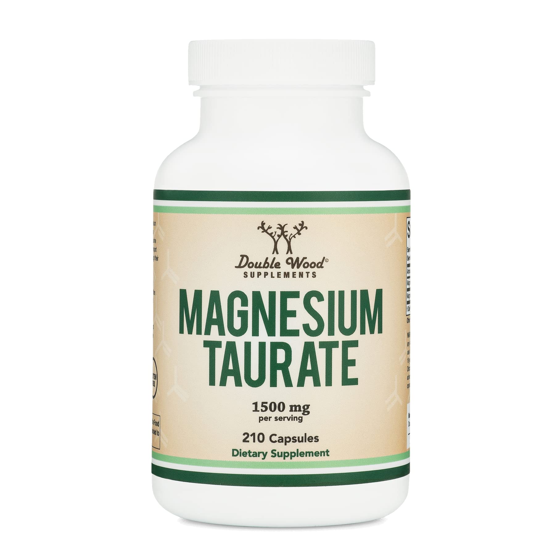 Foto 5 | Suplemento Double Wood Taurato De Magnesio 1500 Mg 210 Cápsulas - Venta Internacional.