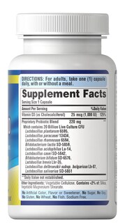 Foto 3 | Suplemento Puritan's Pride Probiotic 10 Con Vitamina D 60 Cápsulas - Venta Internacional.