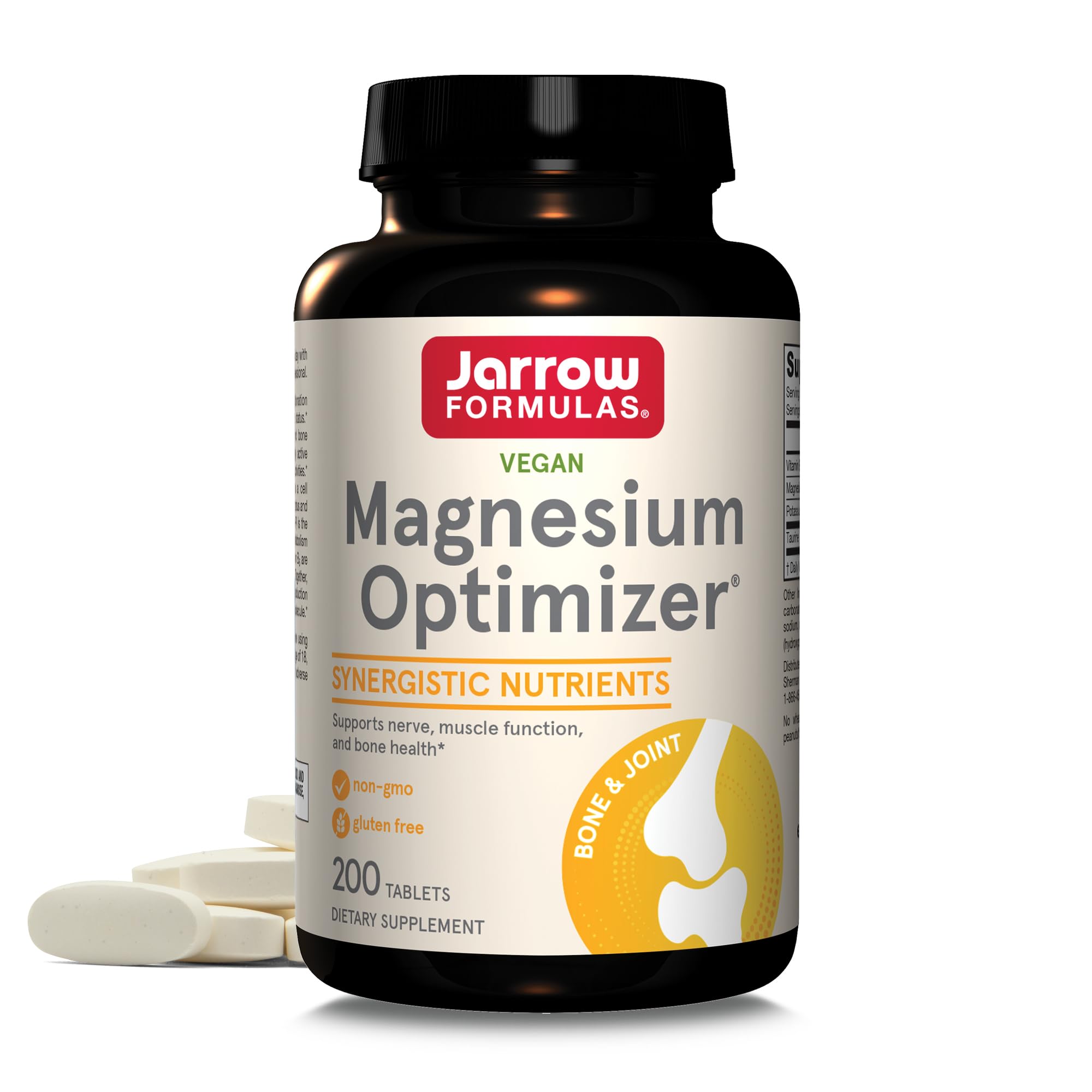Suplemento Jarrow Formulas Magnesium Optimizer 200 Comprimidos - Venta Internacional.