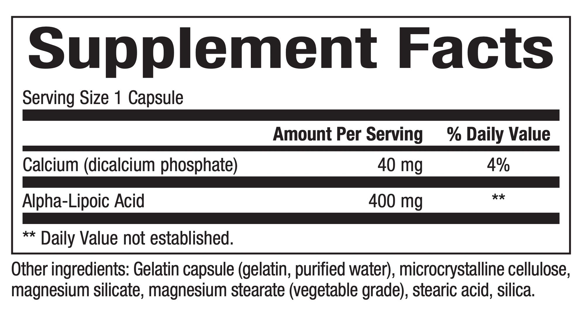 Foto 3 pulgar | Suplemento De Ácido Alfa Lipoico De Natural Factors 400 Mg 60 Cápsulas - Venta Internacional.