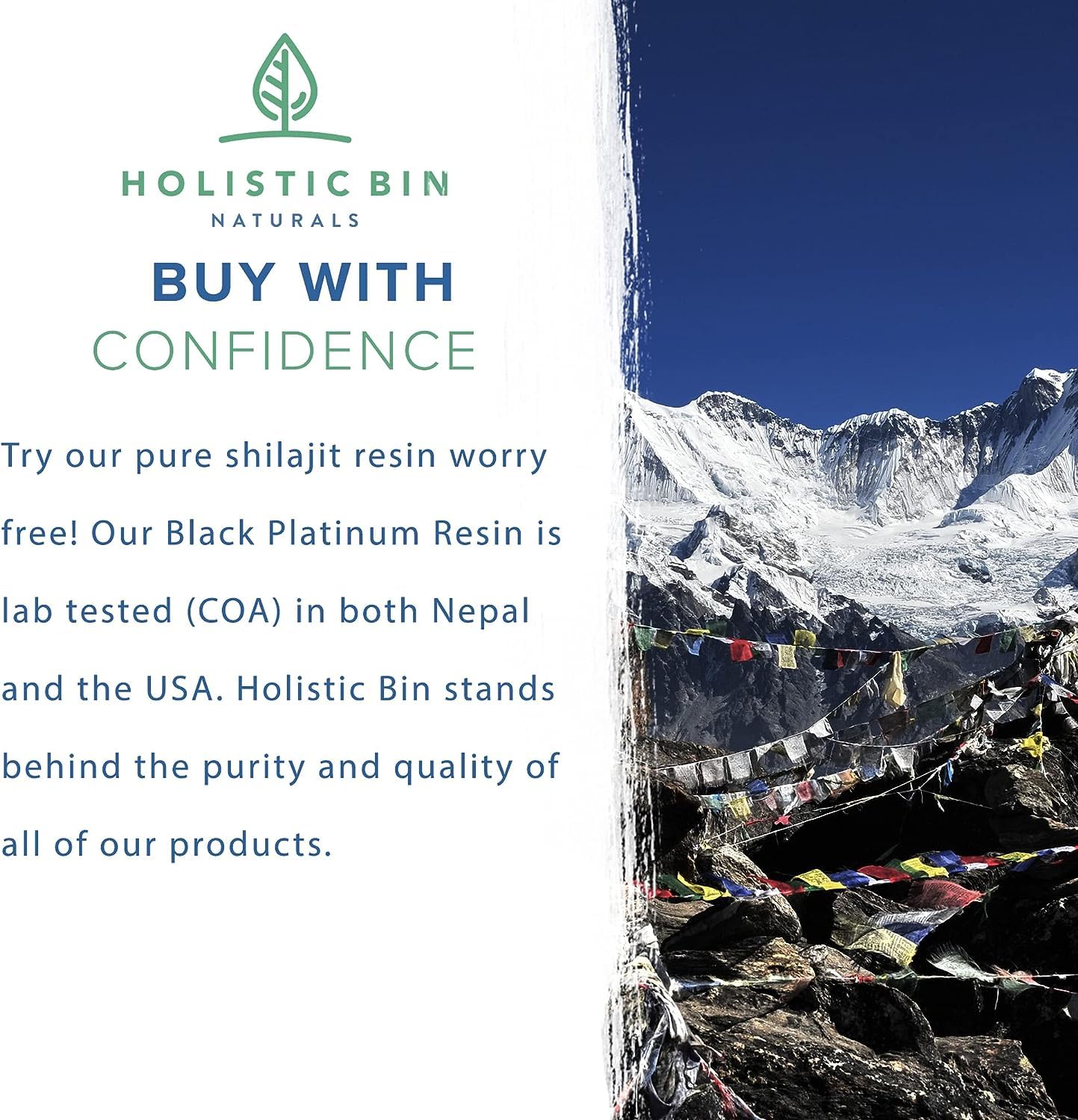 Foto 7 pulgar | Suplemento Holistic Bin, Resina De Shilajit De Platino Negro, 34 G - Venta Internacional.