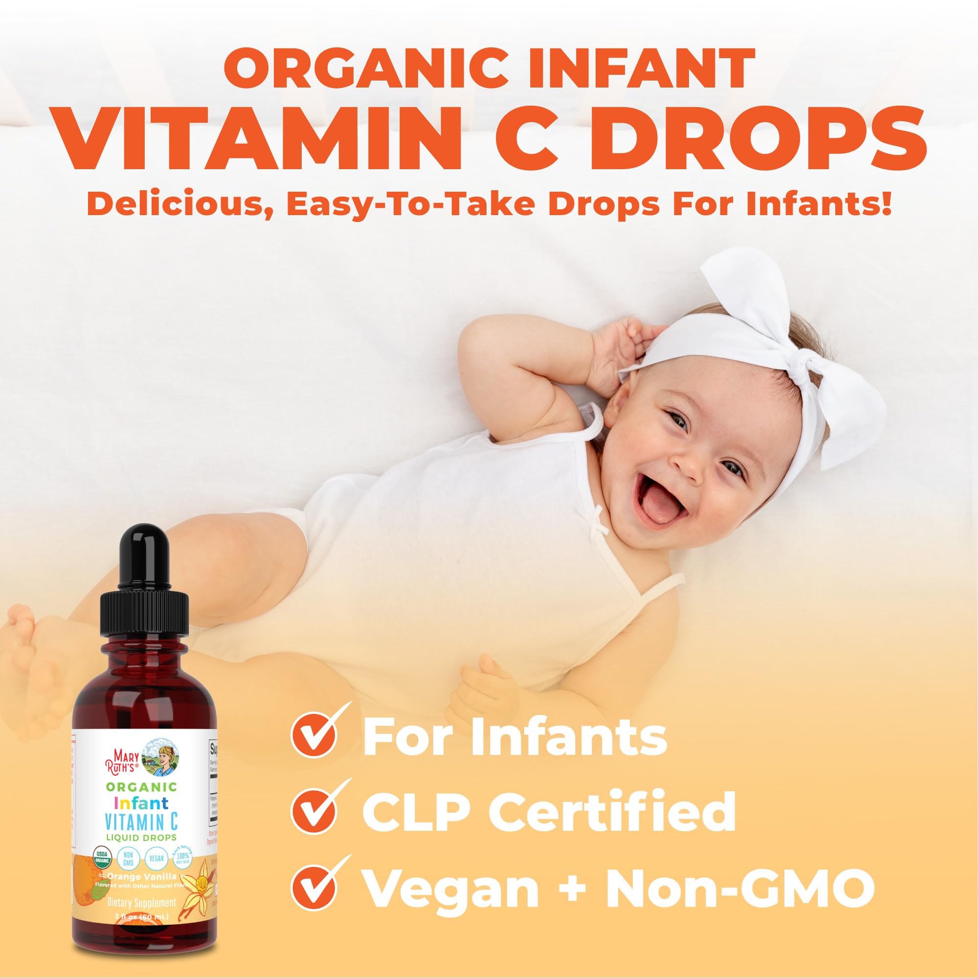 Foto 8 pulgar | Gotas de Vitamina C Maryruth Organics para Bebés De 0 A 12 Meses - Venta Internacional