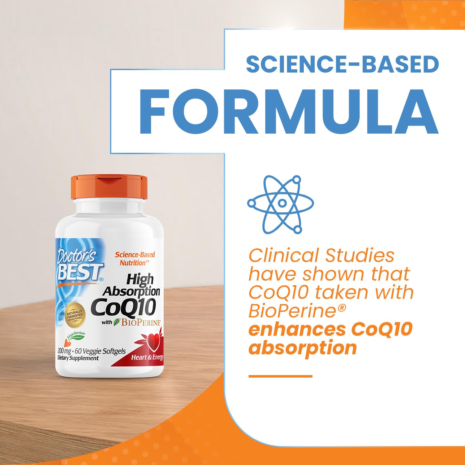 Foto 7 | Supplement Doctor's Best Coq10 De Alta Absorción 200 Mg 60 Cápsulas Blandas - Venta Internacional.
