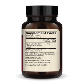 Foto 2 | Suplemento Dietético Dr. Mercola Astaxantina 30 Cápsulas 4 Mg - Venta Internacional.