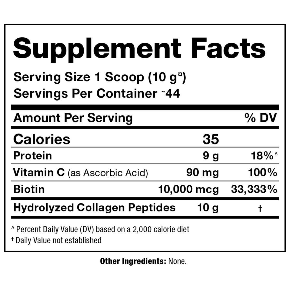 Foto 4 pulgar | Suplemento De Colágeno Allmax Nutrition 440 G Con 10 000 Mcg De Biotina - Venta Internacional.