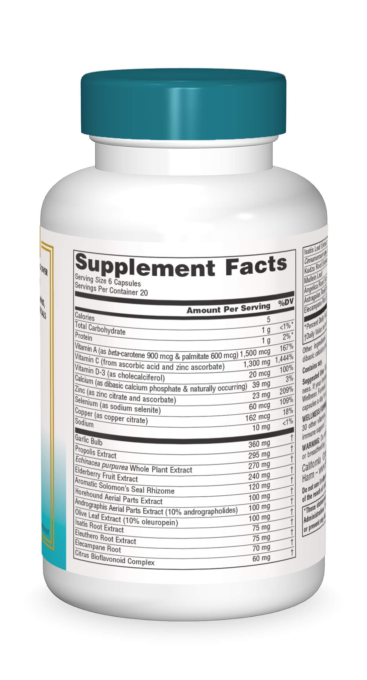 Foto 4 pulgar | Suplemento Source Naturals Wellness Formula 120 Cápsulas - Venta Internacional.