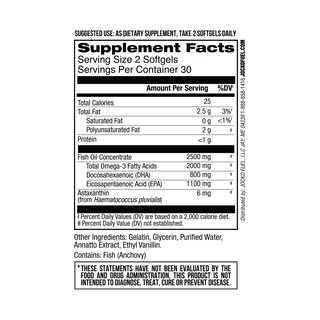 Foto 2 | Suplemento De Aceite De Pescado Jocko Fuel Omega 3 2000 Mg 30 Cápsulas - Venta Internacional.