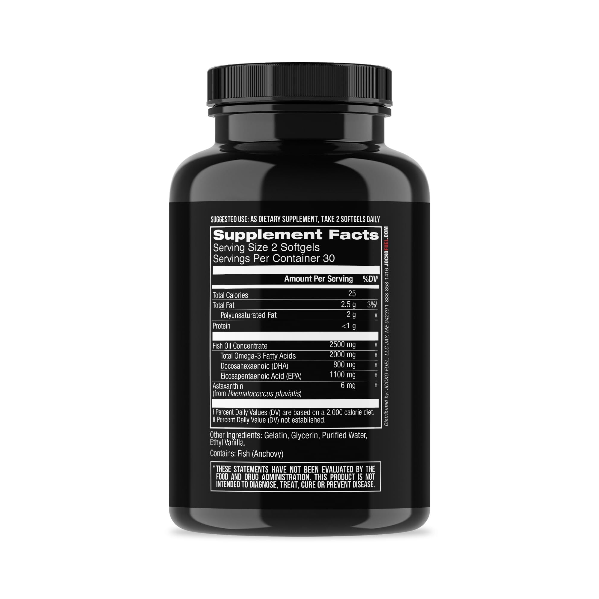 Foto 8 pulgar | Suplemento De Aceite De Pescado Jocko Fuel Omega 3 2000 Mg 30 Cápsulas - Venta Internacional.
