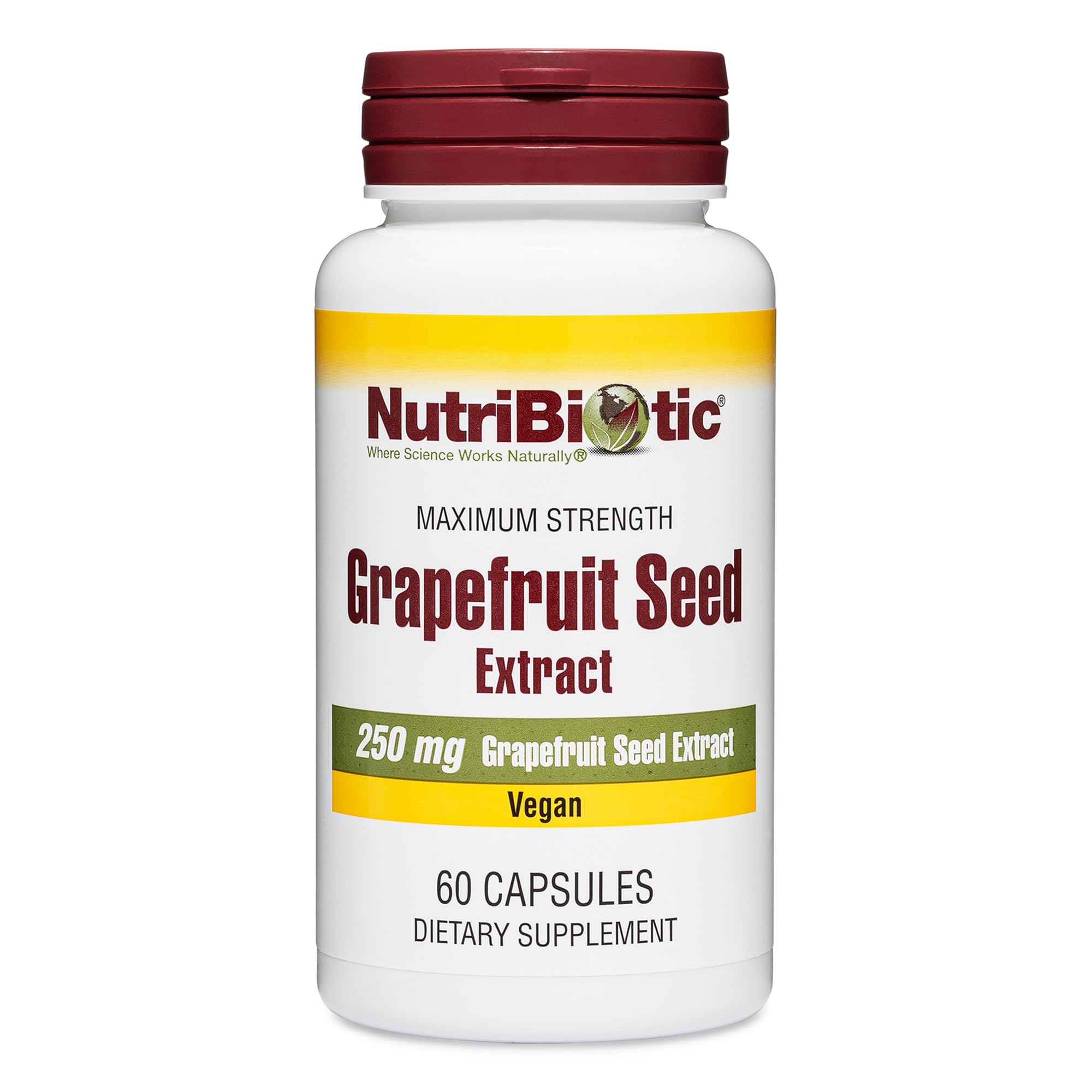 Foto 2 pulgar | Suplemento Nutribiotic De Extracto De Semilla De Pomelo 250 Mg 60 Cápsulas - Venta Internacional.