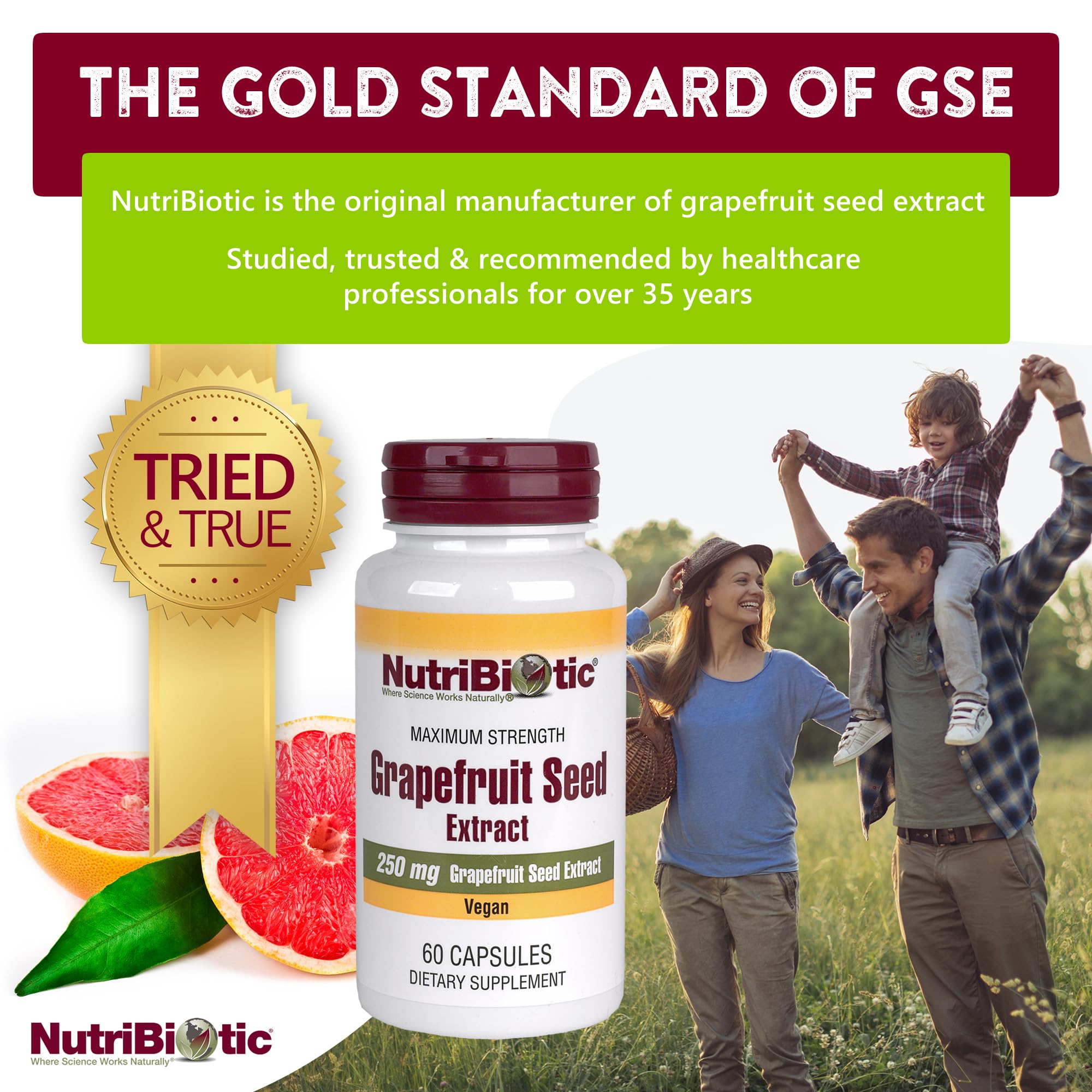 Foto 3 pulgar | Suplemento Nutribiotic De Extracto De Semilla De Pomelo 250 Mg 60 Cápsulas - Venta Internacional.