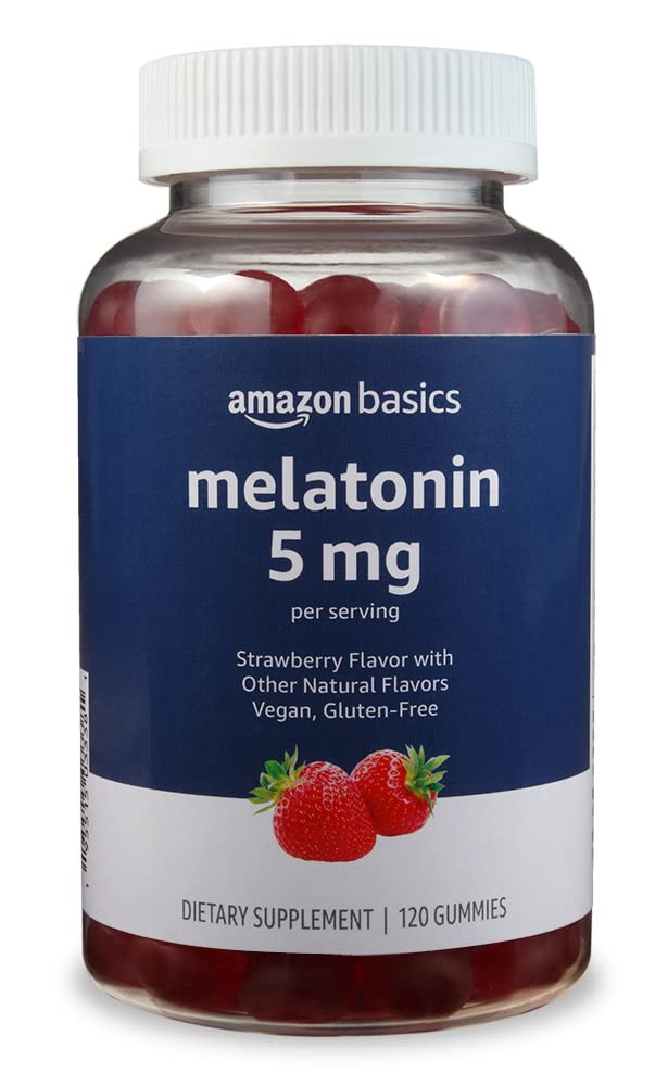 Foto 2 pulgar | Suplemento Amazon Basics De Melatonina, 5 Mg, 120 Gomitas - Venta Internacional.
