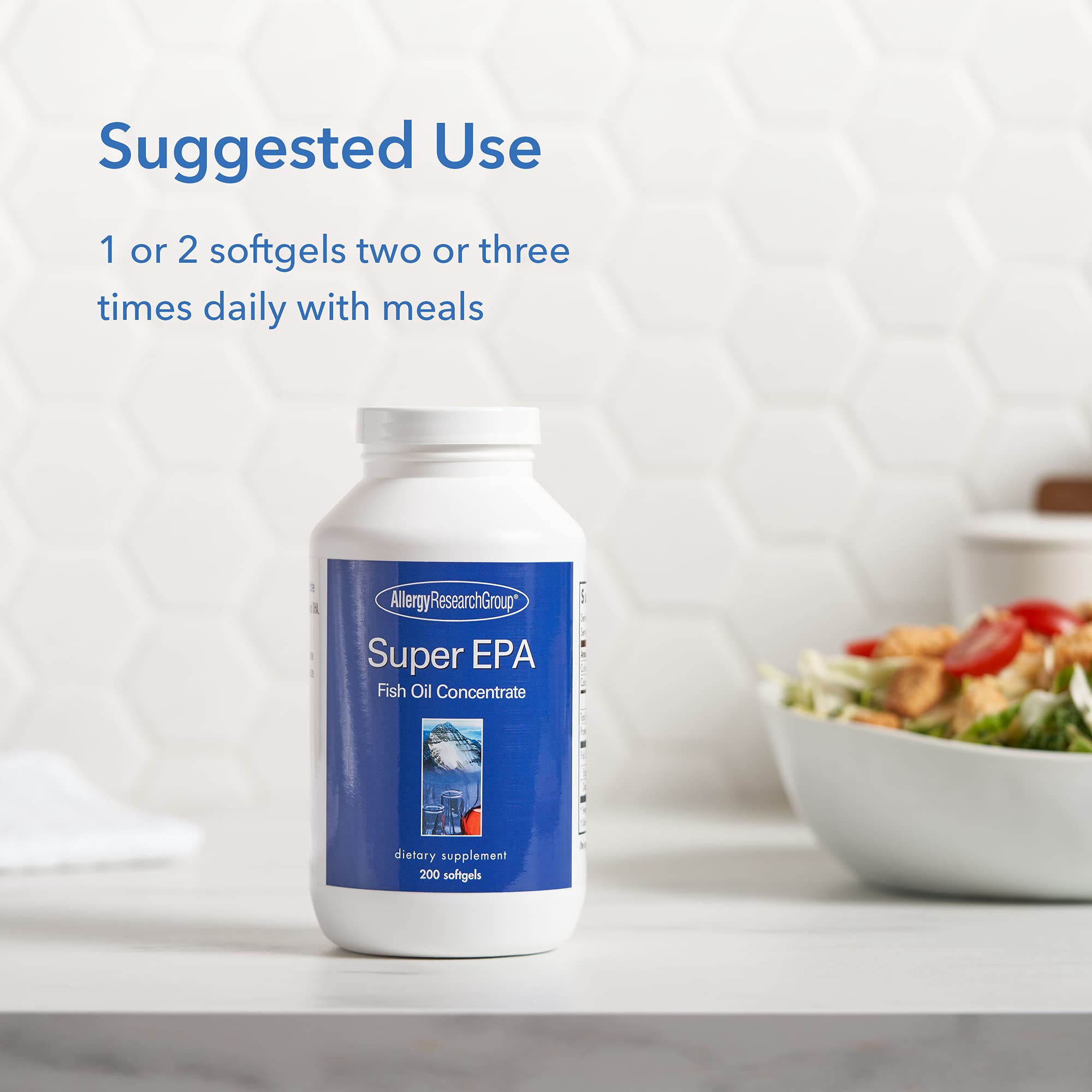Foto 4 pulgar | Supplement Allergy Research Group Super Epa Omega 3 200 Cápsulas Blandas - Venta Internacional.