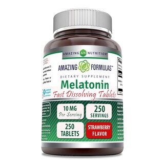 Foto 1 | Suplemento Amazing Formulas De Melatonina, 10 Mg, 250 Comprimidos - Venta Internacional.