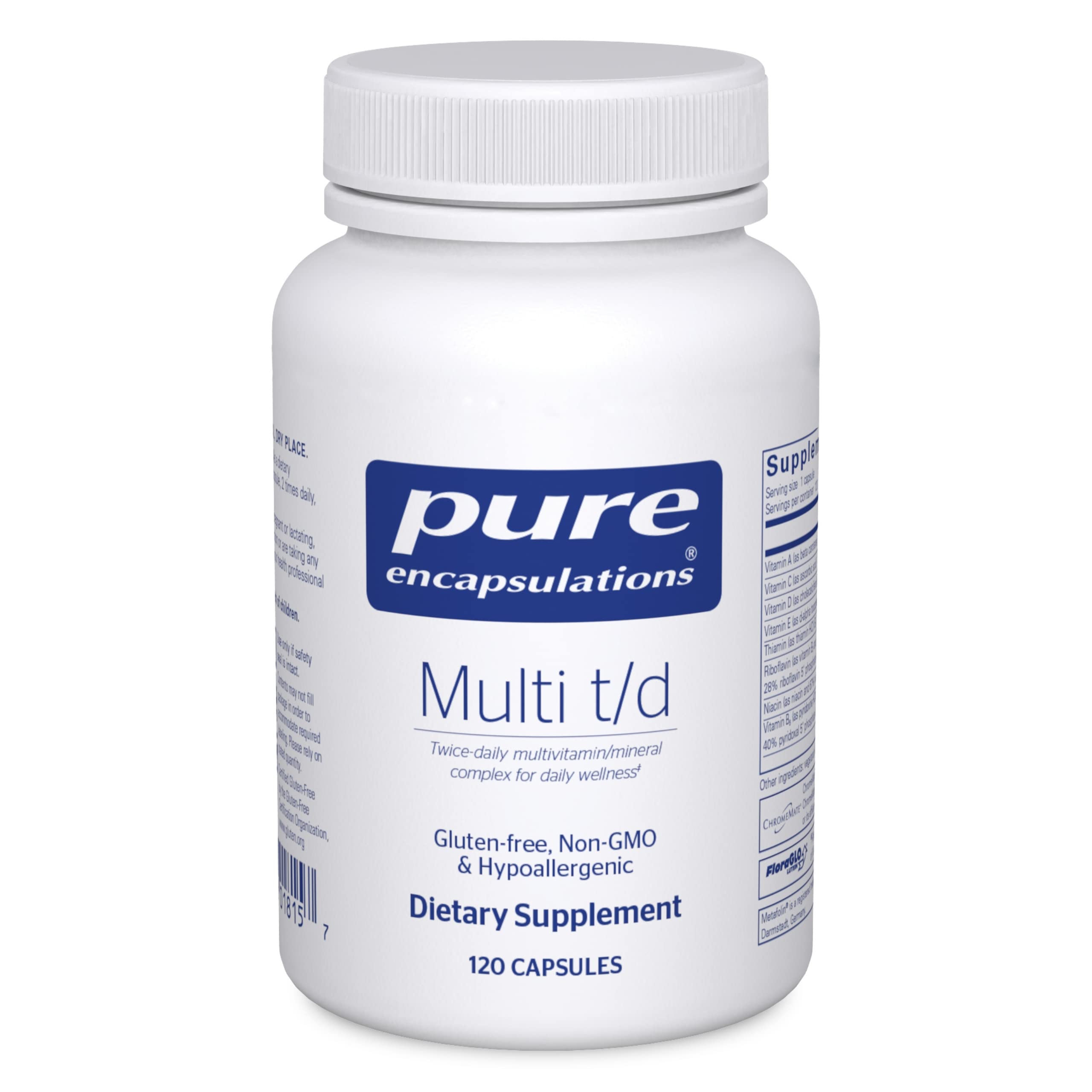 Foto 2 pulgar | Suplemento Pure Encapsulations Multi T/d 120 Cápsulas - Venta Internacional.