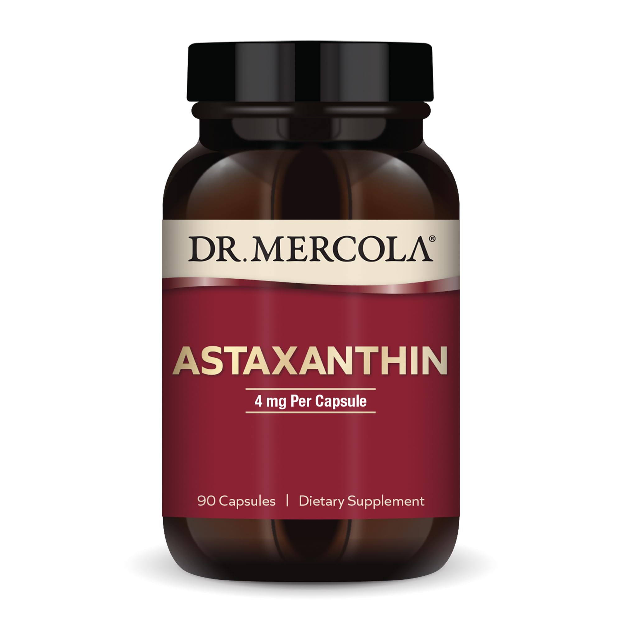 Suplemento Dietético Dr. Mercola Astaxantina 4 Mg 90 Cápsulas - Venta Internacional.