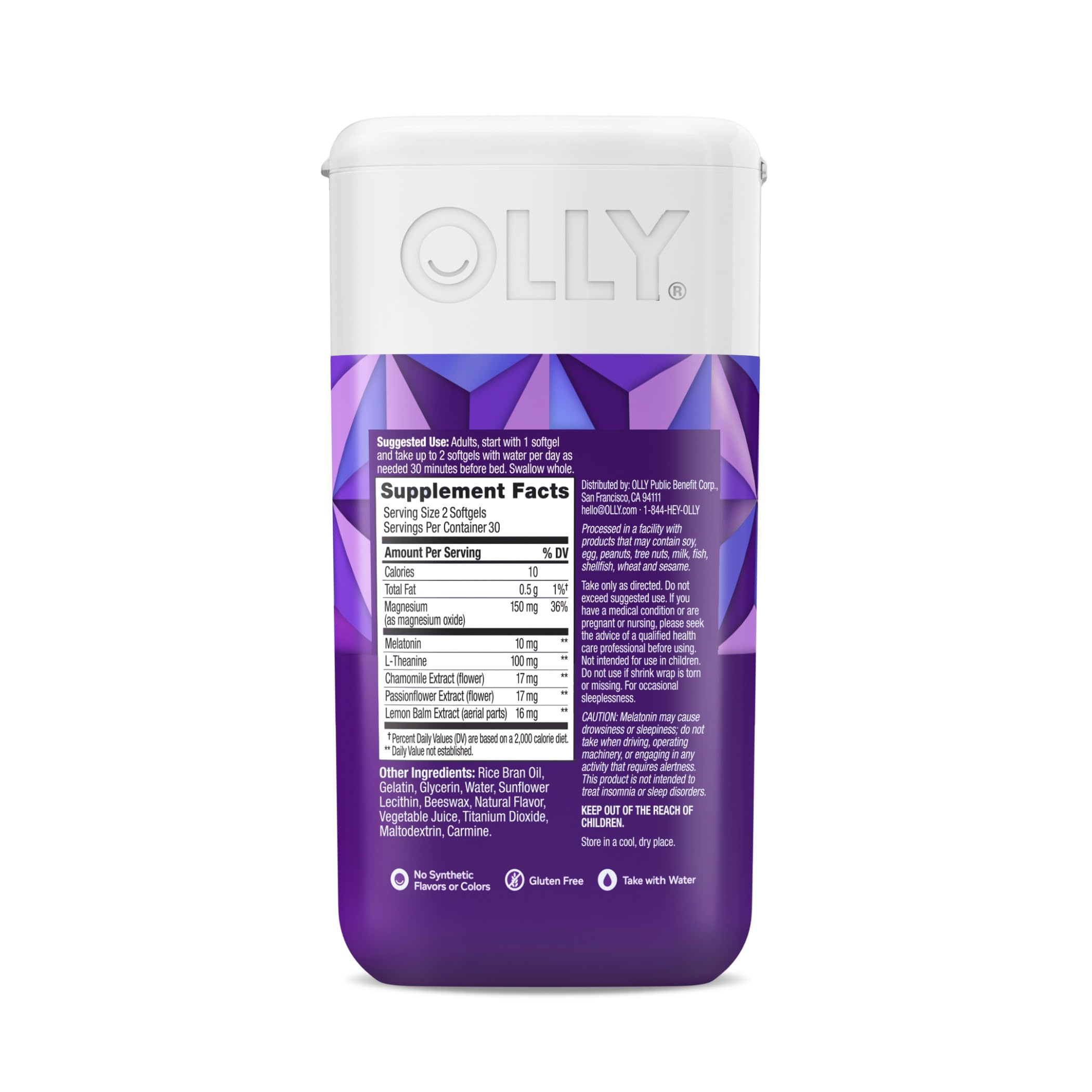 Foto 8 pulgar | Cápsulas Blandas Para Dormir Olly Ultra Strength Con 10 Mg De Melatonina, 60 Unidades - Venta Internacional.
