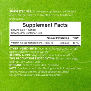 Foto 2 | Suplemento Eagleshine Vitaminas K2 Mk-7 150 Mcg 180 So - Venta Internacional.