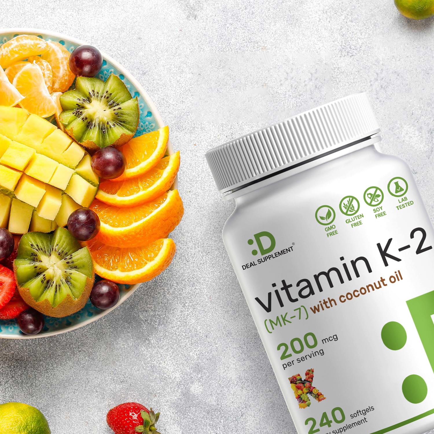 Foto 8 pulgar | Suplemento Eagleshine Vitaminas K2 Mk-7 150 Mcg 180 So - Venta Internacional.