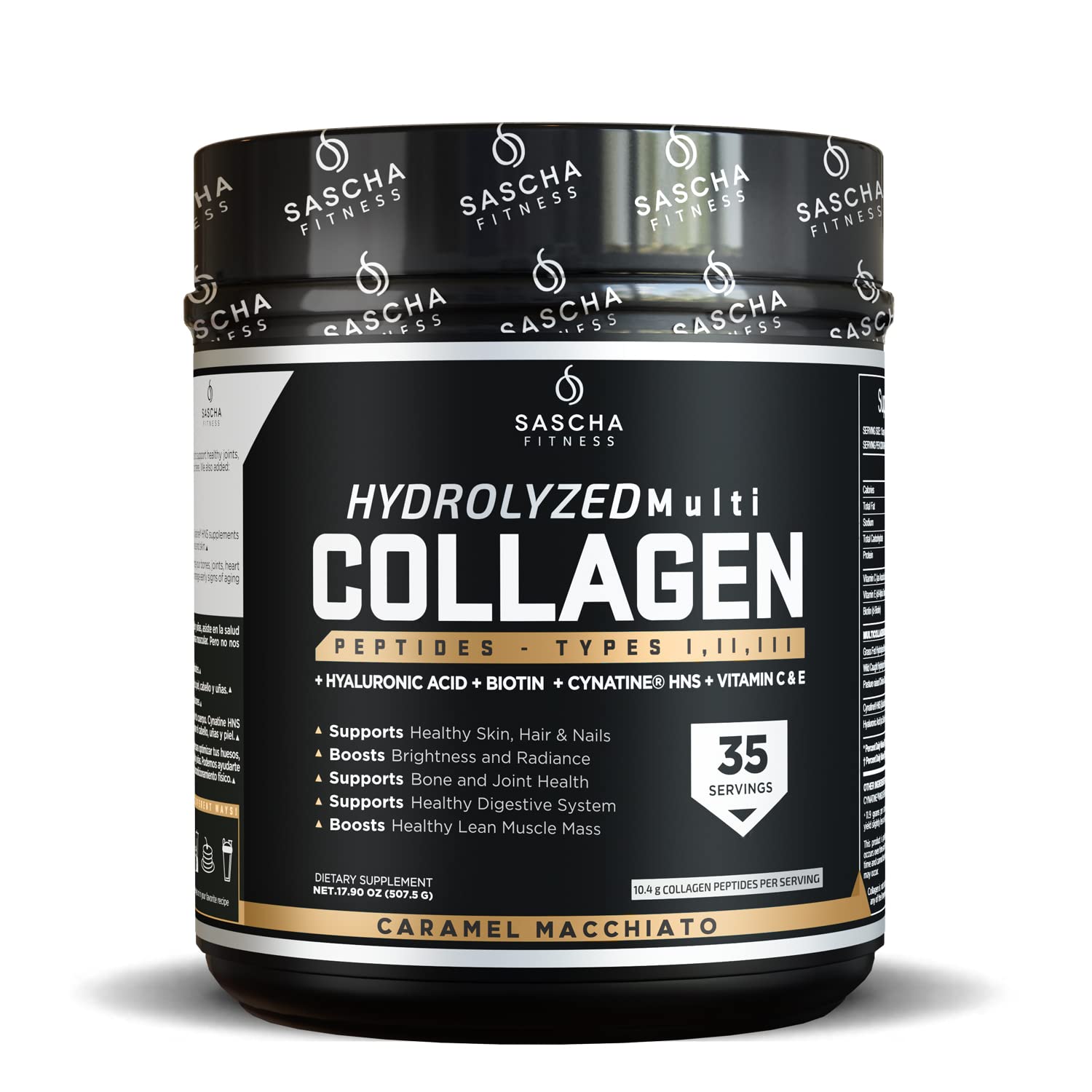 Foto 1 | Colágeno En Polvo Sascha Fitness Hidrolizado Multi Tipo 1, 2 Y 3 - Venta Internacional.