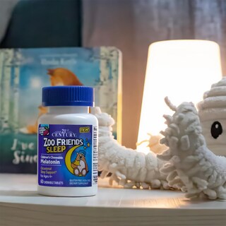 Foto 5 | Suplemento De Melatonina 21st Century Zoo Friends Sleep 60 Comprimidos - Venta Internacional.