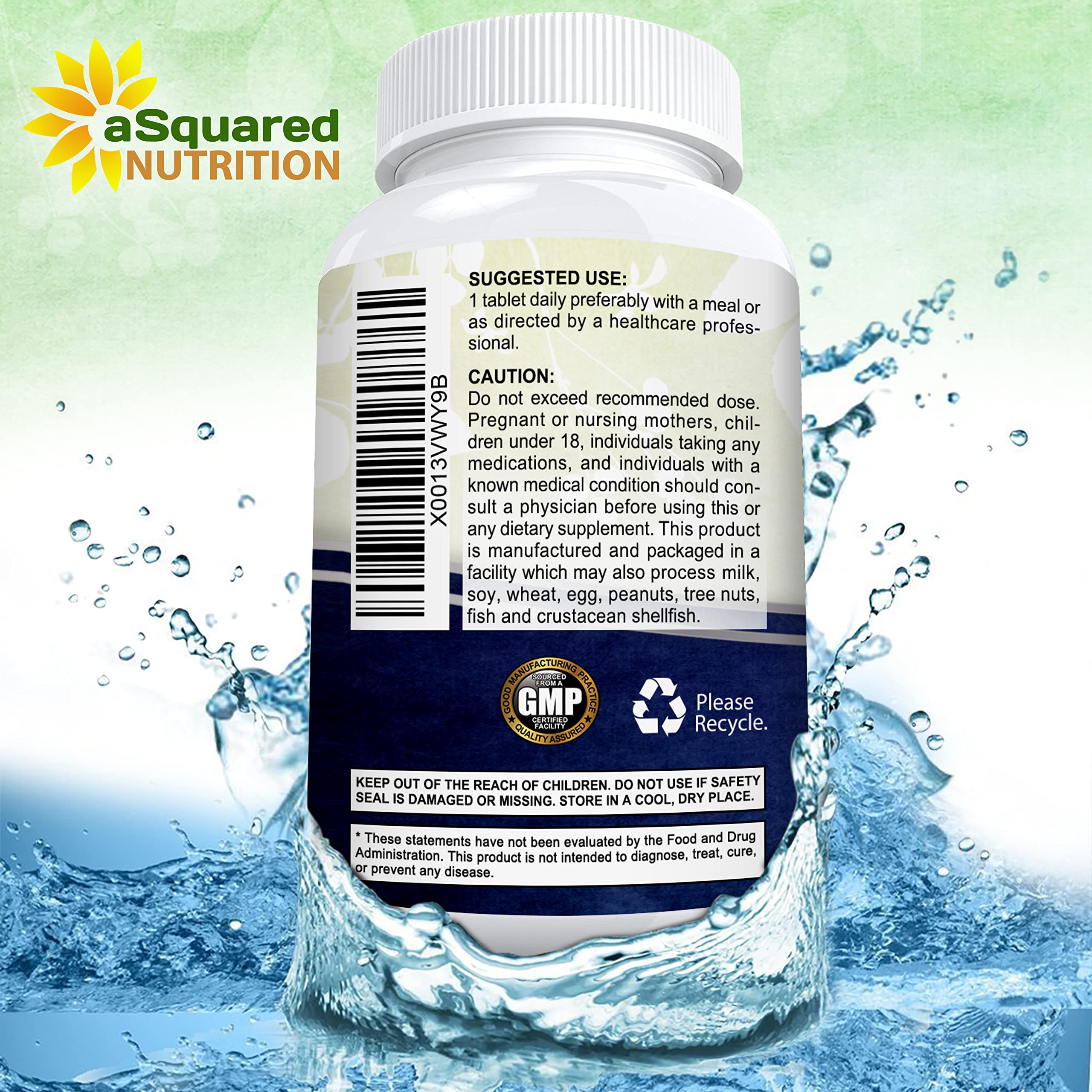 Foto 8 pulgar | Suplemento De Vitamina B12-5000 Mcg De Squared Nutrition, 120 Comprimidos - Venta Internacional.