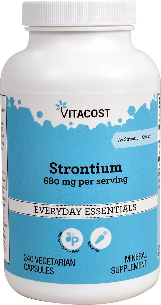 Foto 2 pulgar | Suplemento Vitacost De Estroncio 680 Mg 240 Cápsulas Vegetarianas - Venta Internacional.