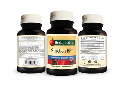 Foto 2 | Frasco De Suplemento Healthy Habits Strictionbp, 120 Cápsulas Vegetarianas - Venta Internacional.