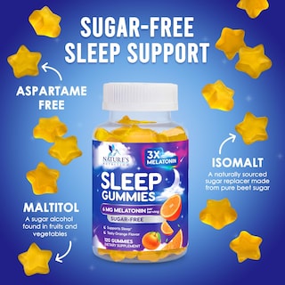Foto 6 | Gominolas Para Dormir Nature's Nutrition Extra Strength, 6 Mg, Melatoni - Venta Internacional.