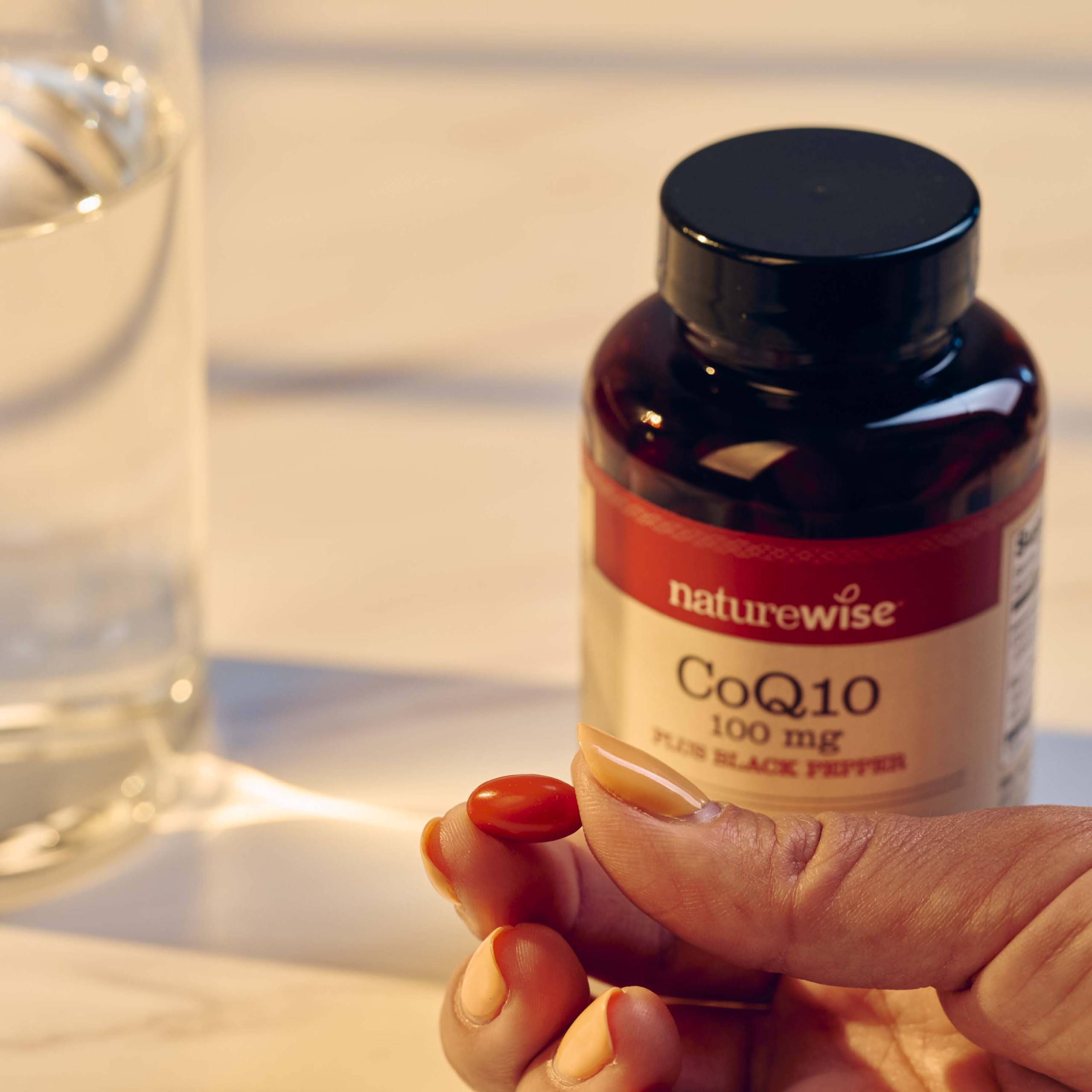 Foto 3 | Suplemento Naturewise Coq10, Cápsulas Blandas De 100 Mg, 30 Cápsulas Blandas Veganas - Venta Internacional.